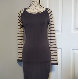 Tart  Gray Long sleeves Sweater dress.